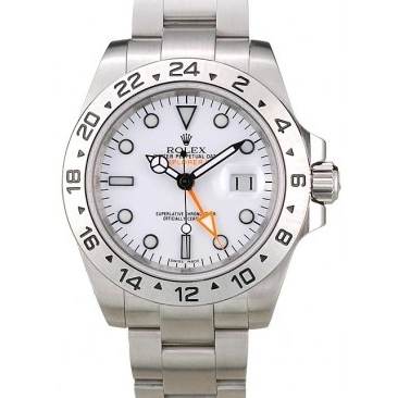 Aaa replica watch Dial Explorer Bezel White Rolex Stainless Watch Steel 0709